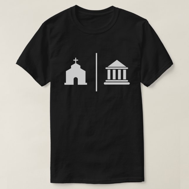 Separate Kirche und Staat T-Shirt (Design vorne)