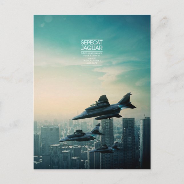 SEPECAT Jaguar Postcard Postkarte (Vorderseite)