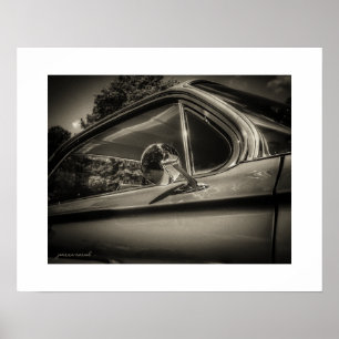 Sepia 1960 Chevrolet Poster Druck