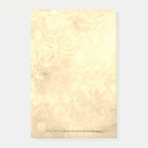 Sepia Abstrakt Art Post-it Klebezettel