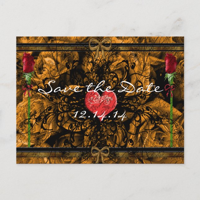 Sepia Alte Rose unter den beruhigenden Wellen Ankündigungspostkarte (Vorderseite)