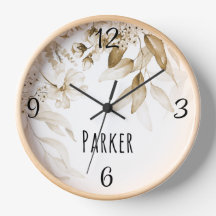 Sepia Baby Kinderzimmer Dutch Art Watercolor Flora