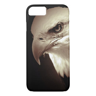 Sepia Bald Eagle iPhone 7 Fall Case-Mate iPhone Hülle