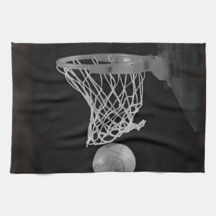 Sepia Basketball Handtuch