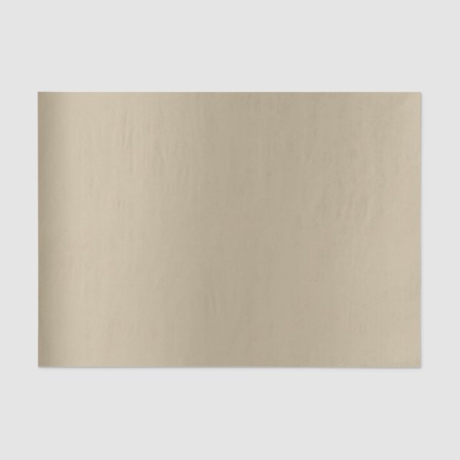 Sepia Beige Gold Blush Metallic Haut Metallic Seidenpapier (Vorderseite)