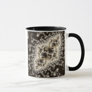 Sepia-Braune Qualle-Tasse Tasse