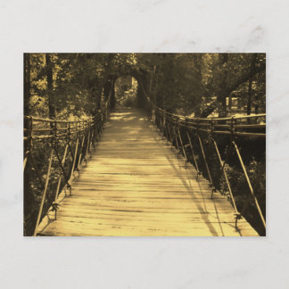 Sepia Bridge Postkarte
