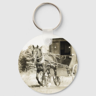 Sepia Buggy Schlüsselanhänger