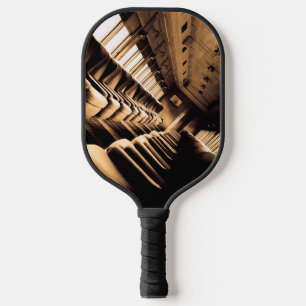 Sepia Chairs Fotografie Pickleball Schläger
