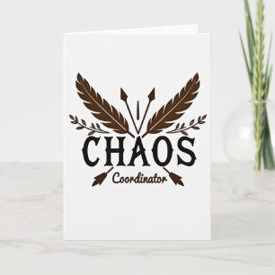Sepia Chaos Koordinator Mütter Karte