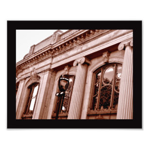 Sepia Columns Fotodruck