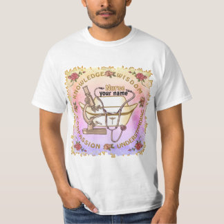 Sepia coole Krankenschwester T-Shirt