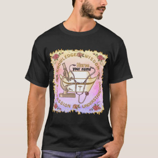 Sepia coole Krankenschwester T-Shirt