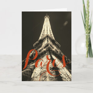 Sepia Eiffelturm Paris Vintage Alt Historisch Karte