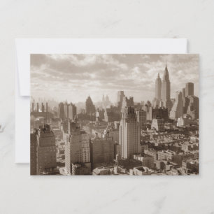 Sepia-Einladung New York City Einladung
