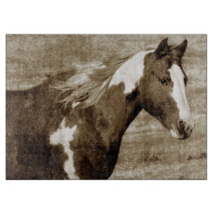 Sepia Flashy Schneidebrett