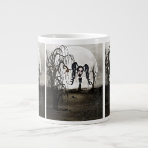 Sepia Goth Girl Jumbo-Tasse