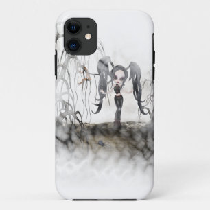 Sepia Goth Girl Vignette Case-Mate iPhone Hülle