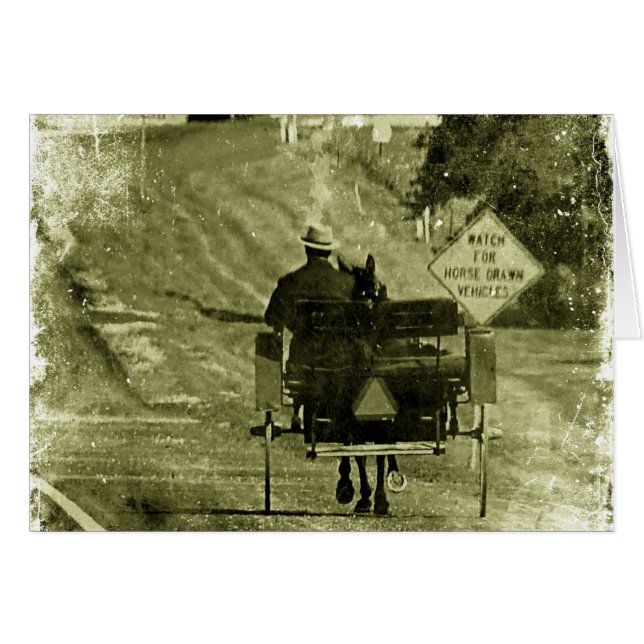 Sepia Grunge Buggy (Vorderseite (Horizontal))