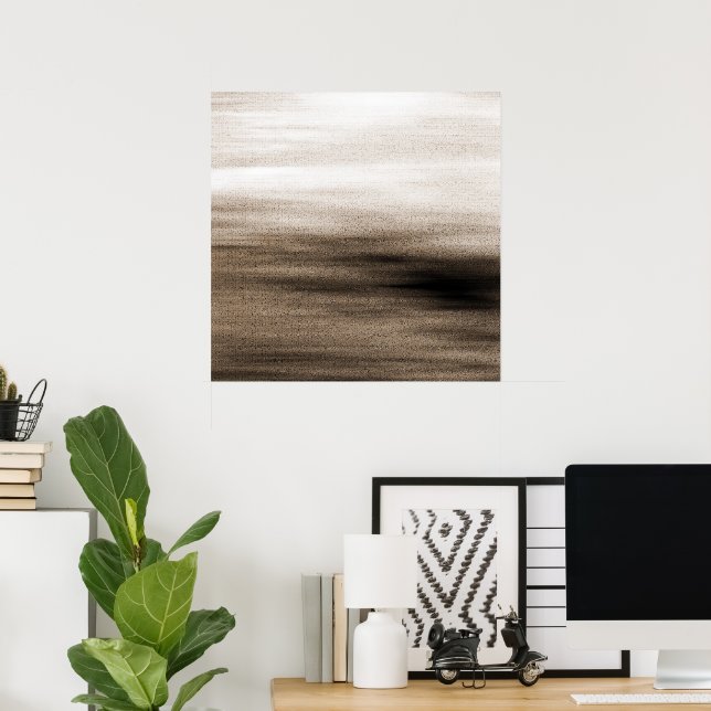 Sepia Horizon Poster (Heimbüro)