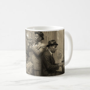 Sepia Jazz Soul Vibe Kaffeetasse