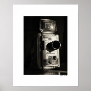 Sepia Kodak Brownie 8mm Filmplakat-Druck Poster