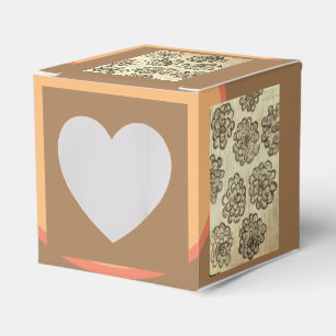 Sepia Marigolds Geschenkschachtel