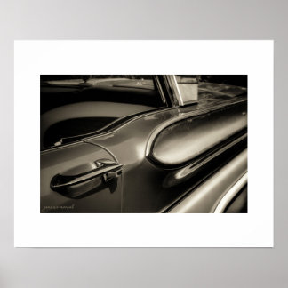 Sepia Mercury Turnpike Cruiser Poster Druck