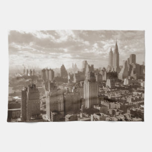Sepia New York City Handtuch