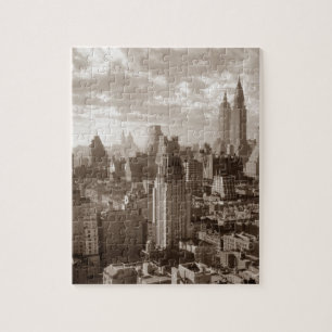 Sepia New York City Puzzle