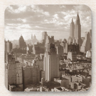 Sepia New York City Untersetzer