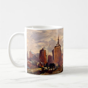 Sepia NYC-Skyline Pastoral Tasse