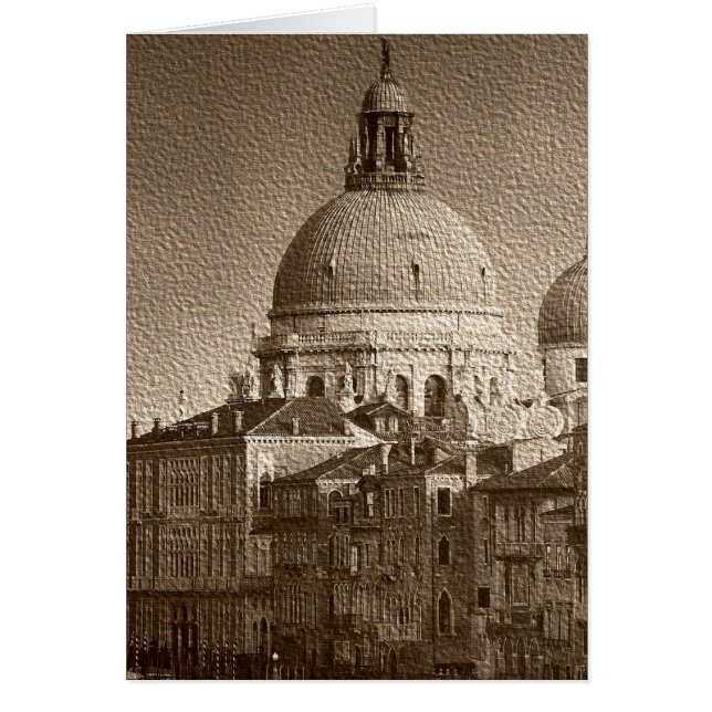 Sepia Paper Effect Venice Grand Canal (Vorne)