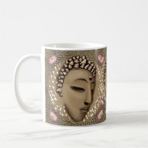 Sepia Peace Buddha Kaffeetasse