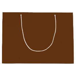 Sepia Solid Blank Color Große Geschenktüte