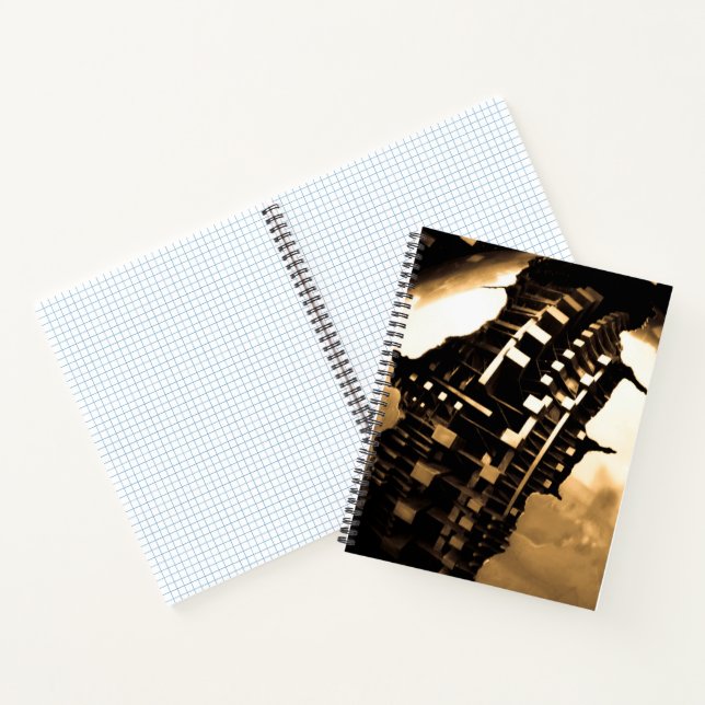 Sepia Steampunk Notizbuch (Innenseite)