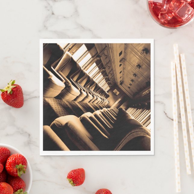 Sepia-Trageverkehr Serviette (Beispiel)