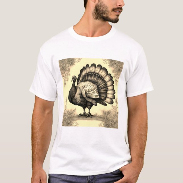 Sepia Türkei T-Shirt (Vorderseite)