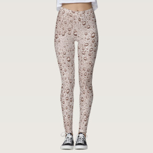 Sepia-Wassertropfen Leggings