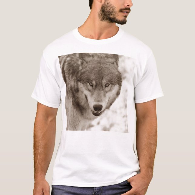 Sepia Wolf T-Shirt (Vorderseite)