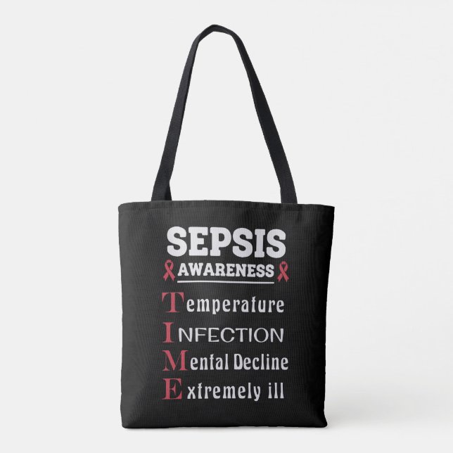 Sepsis Awareness T.I.M.E. Guide (Rückseite)