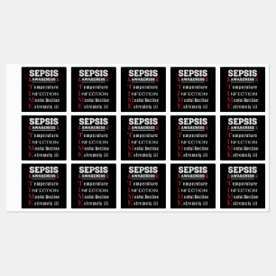 Sepsis Awareness T.I.M.E. Guide Etiketten