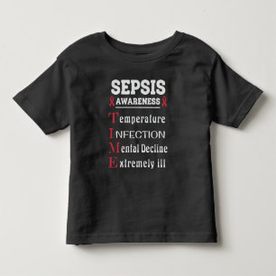 Sepsis Awareness T.I.M.E. Guide Kleinkind T-shirt