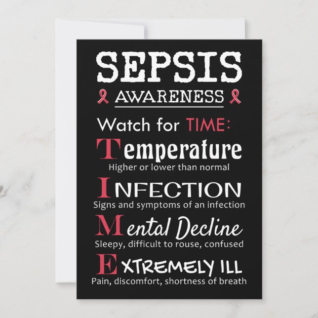 Sepsis Awareness Watch for TIME Guide Einladung (Vorderseite)