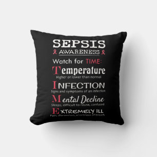 Sepsis Awareness Watch for TIME Guide Kissen