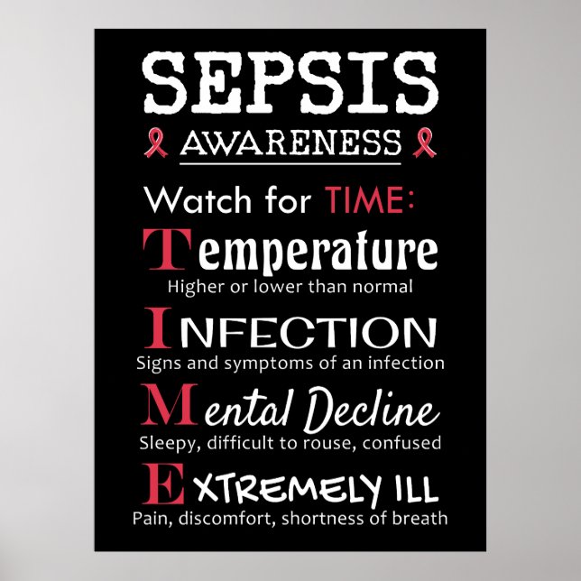 Sepsis Awareness Watch for TIME Guide Poster (Vorne)