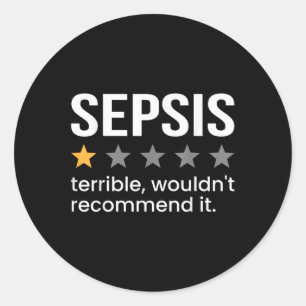 Sepsis One Star Rating Sepsis Awareness Support Runder Aufkleber