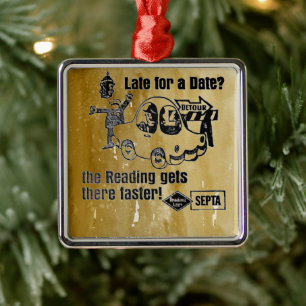 Septa Reading Lines Service Metallornament Ornament Aus Metall