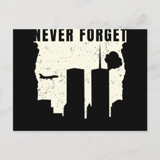September-11.-Angriffe-nie-vergessen Postkarte