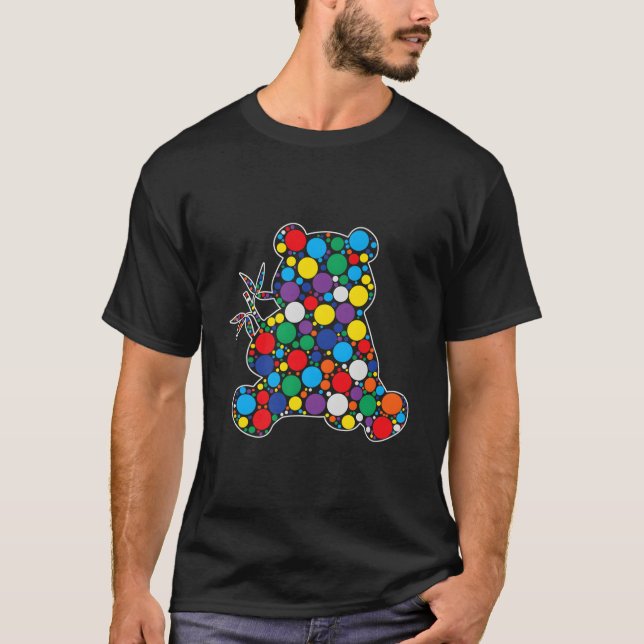 September 15Th Polka Dot Panda International Dot D T-Shirt (Vorderseite)